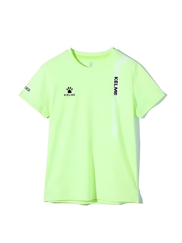 Детская футболка KELME Boys Short Sleeve T-Shirt (Light Green/Green)