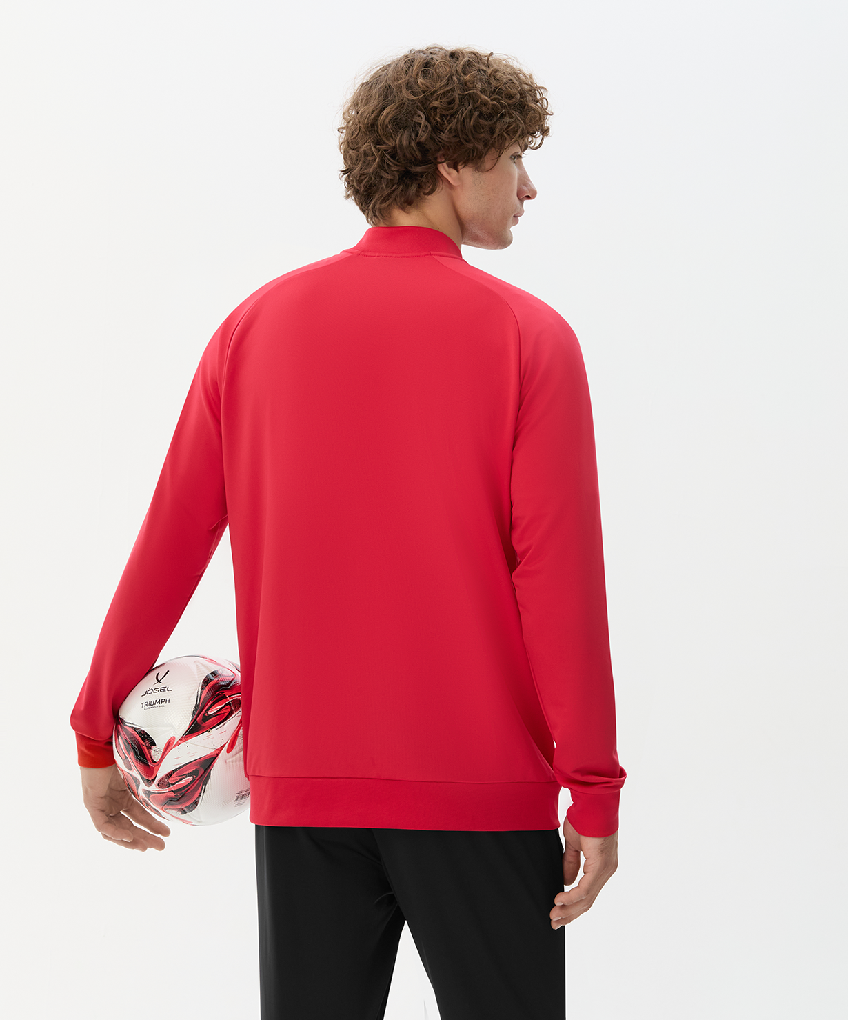Джемпер тренировочный на молнии JOGEL PREMIER PerFormDRY Training FZ Jacket, красный, размер L