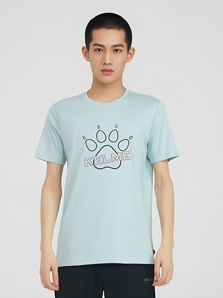 Футболка KELME Round Neck Short Sleeve T-Shirt Mint