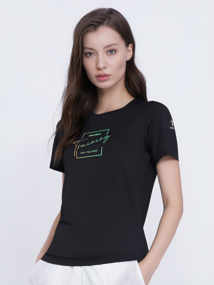 Футболка KELME Round Neck Short Sleeve T-Shirt Black