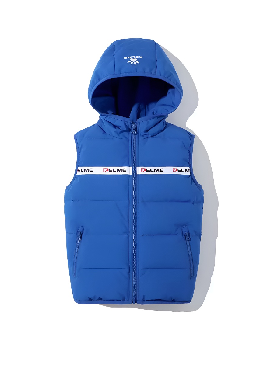 Детский жилет KELME Boys Wear Down Vests On Both Sides Blue