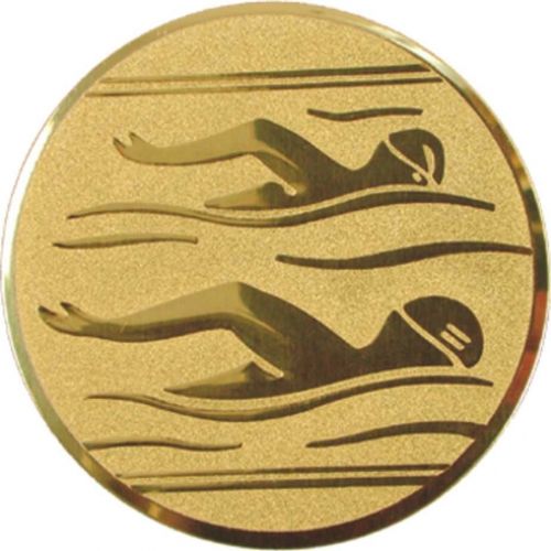 Эмблема D1-A10/G плавание (D-25 мм)