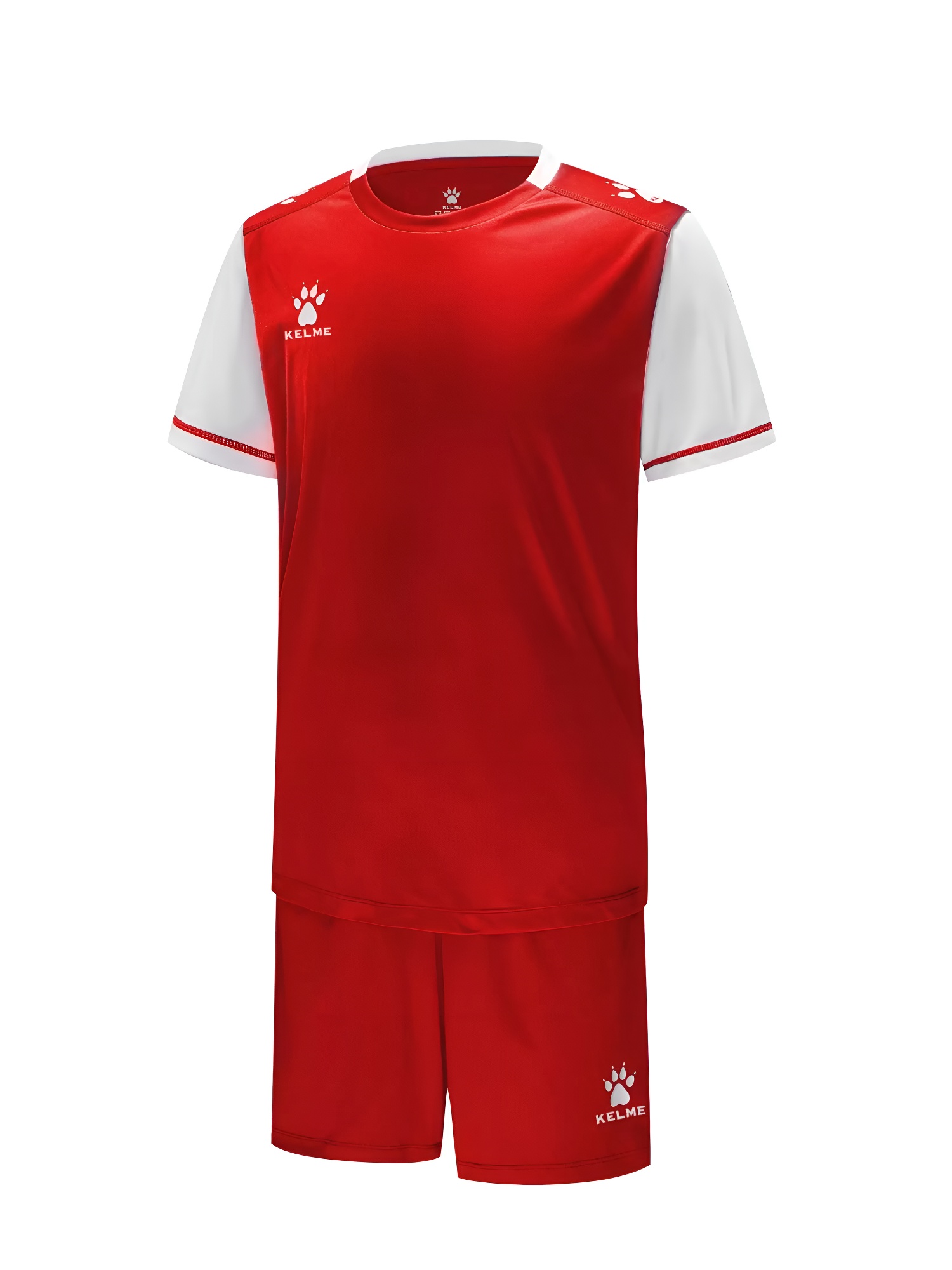 Детская футбольная форма KELME Short Sleeve Football Set Kids Red