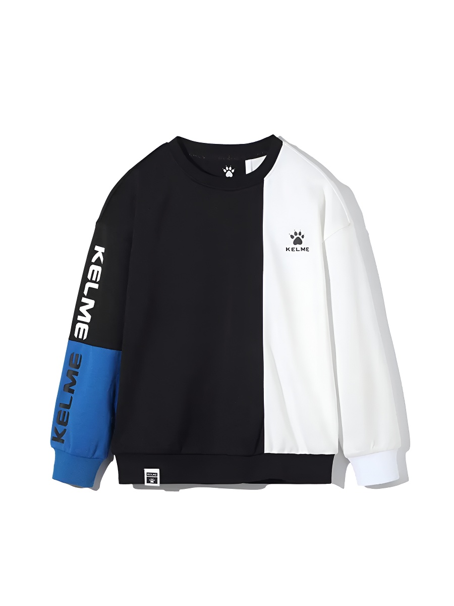 Детский свитшот KELME Boy's Hooded Sweatshirt (Black/White)
