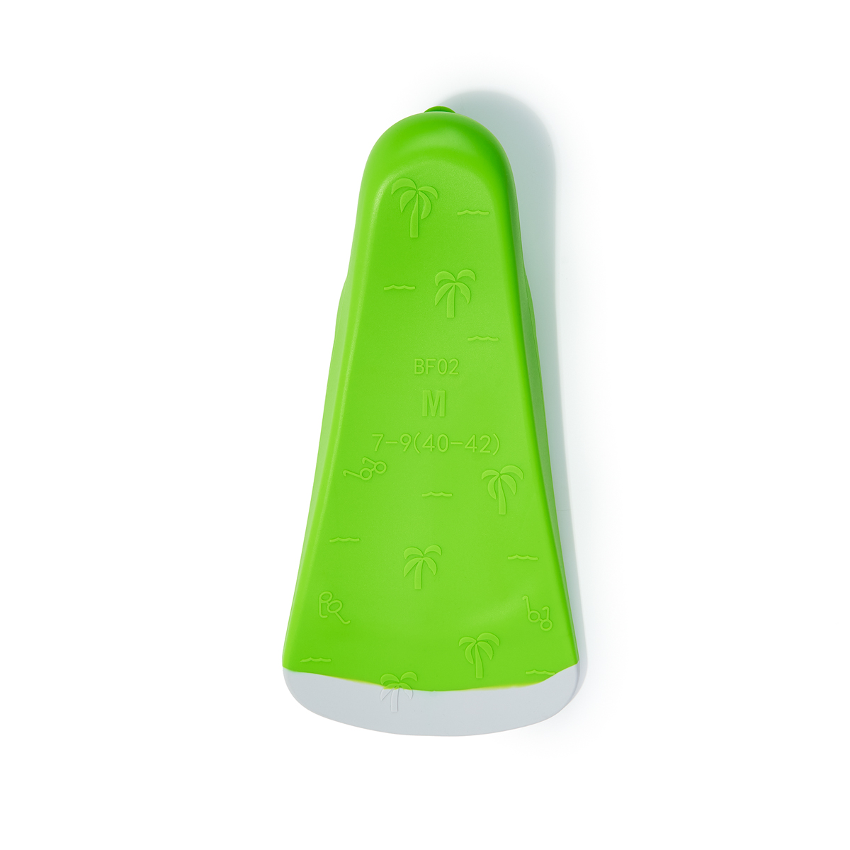 Ласты для бассейна TORRES F02, SWF022404GR, р. EU 40-42 (M), салатово-серый