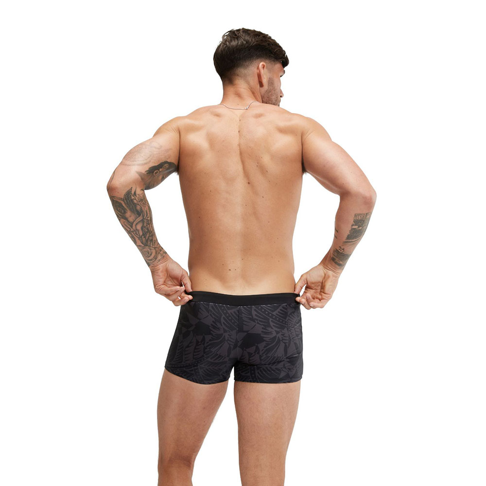 Плавки SPEEDO Valmilton Alov asht, 8-00303115749, р.32 (рос.48), нейлон, эластан, черно-серый