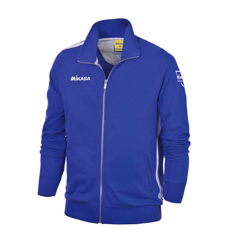 Куртка от костюма MIKASA MT537-025-S, р.S, 70% хлопок, 30% полиэстер, cиний