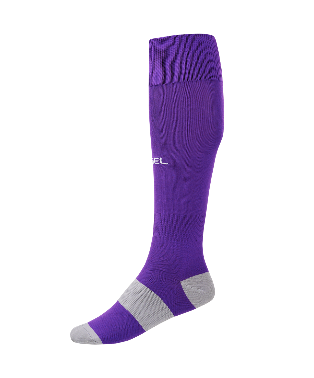 Гетры футбольные JOGEL CAMP BASIC SOCKS, фиолетовый/серый/белый