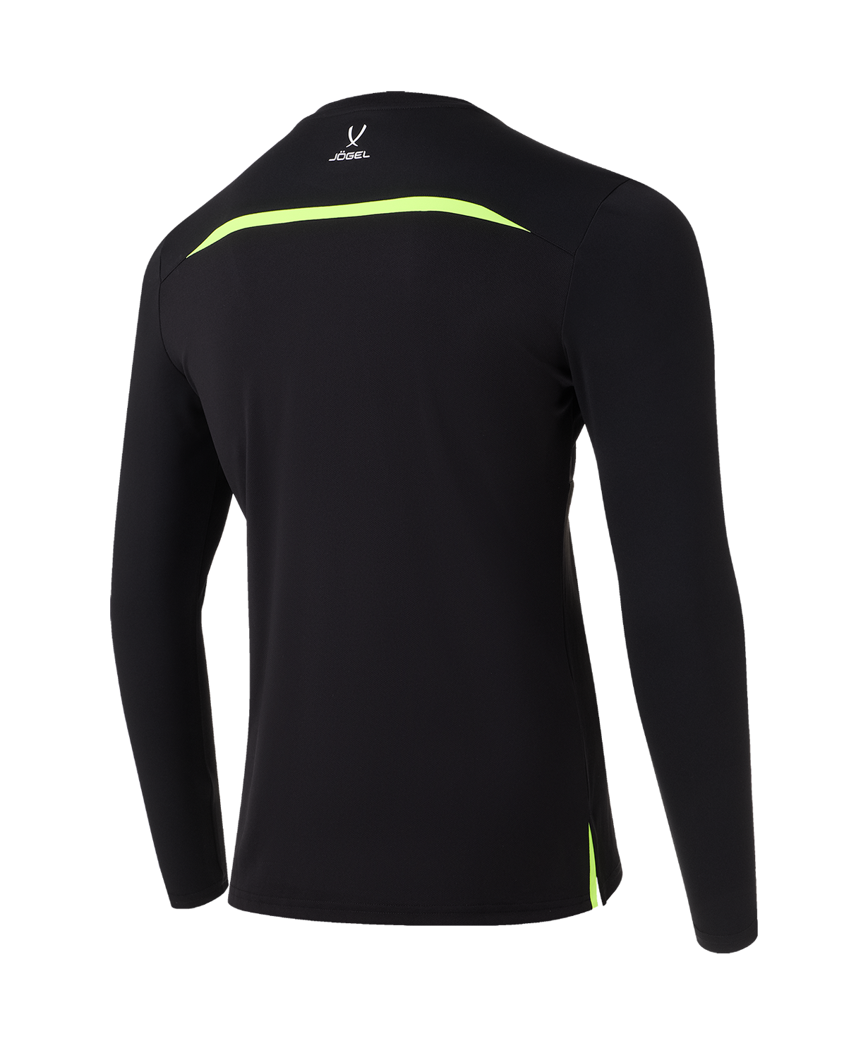 Футболка судейская с длинным рукавом JOGEL DIVISION PerFormDRY Referee LS Tee, черный, размер L