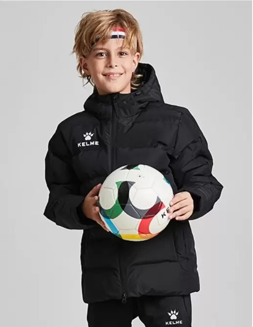 Детский пуховик KELME Children's Short Jacket Black