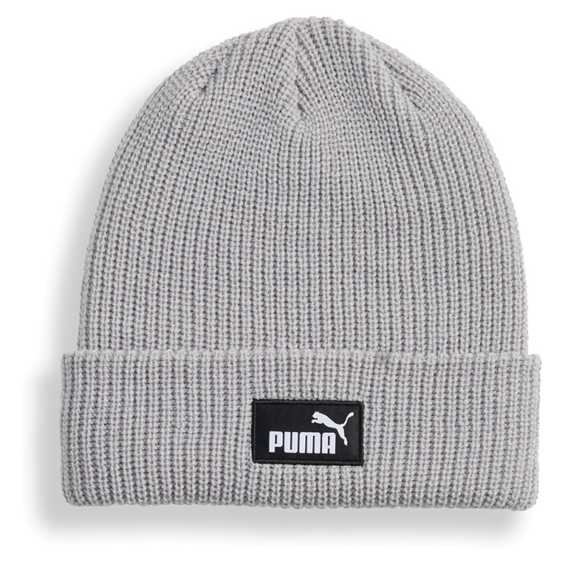 Шапка PUMA ESS High Crown Beanie, 02641002, 100% акрил, серый