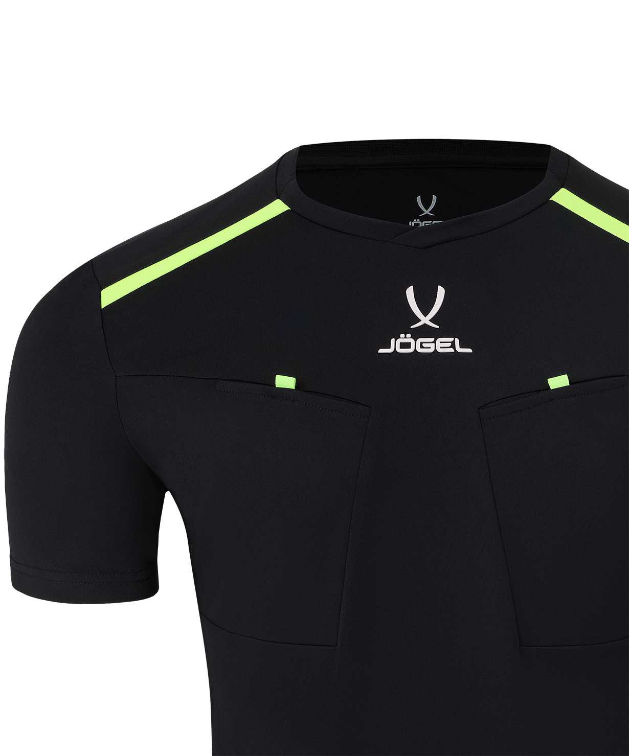 Футболка судейская JOGEL DIVISION PerFormDRY Referee Tee, черный, размер L