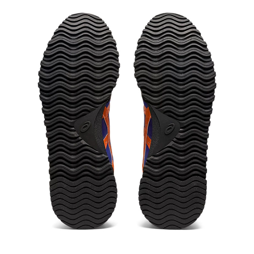 Кроссовки ASICS Tiger Runner II 1201A792-401, р.5,5 (рос.36,5),иск. кожа, текстиль,сине-оранжевый