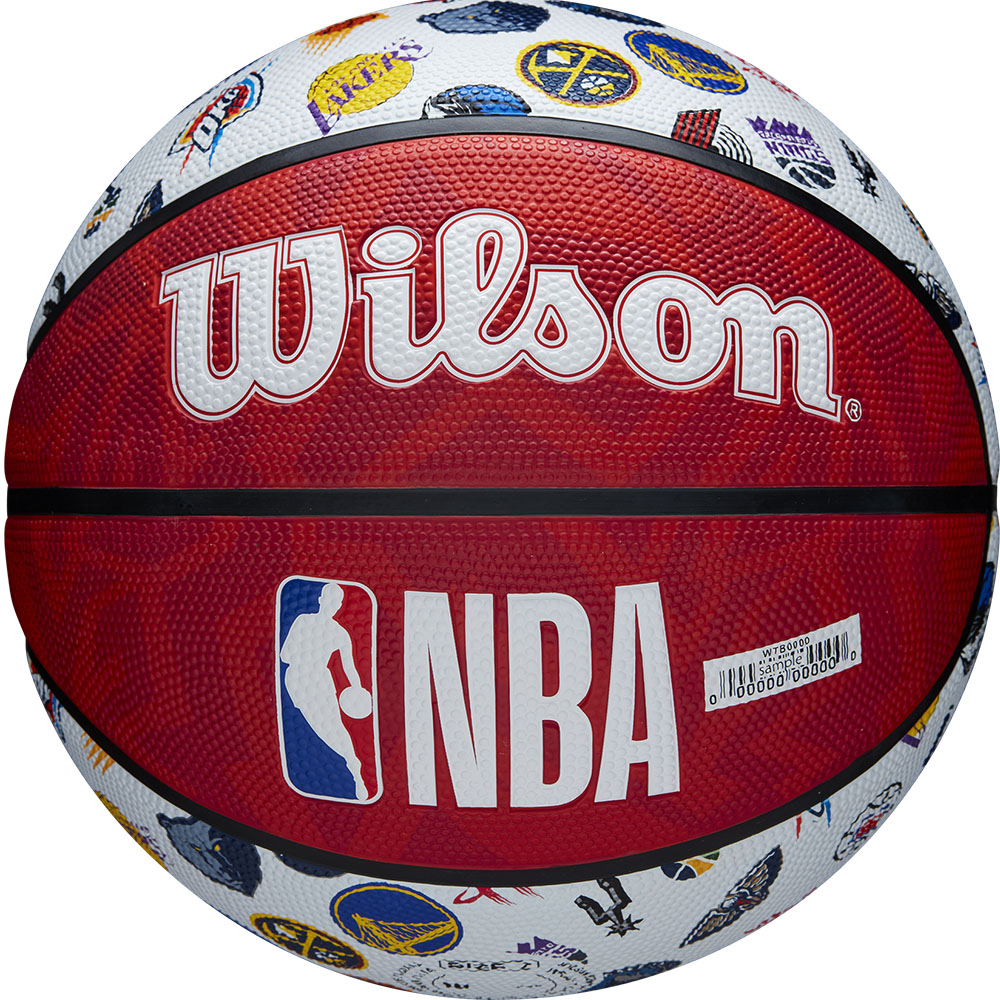 Мяч баск. WILSON NBA All Team, WTB1301XBNBA, р.7, резина, сине-белый