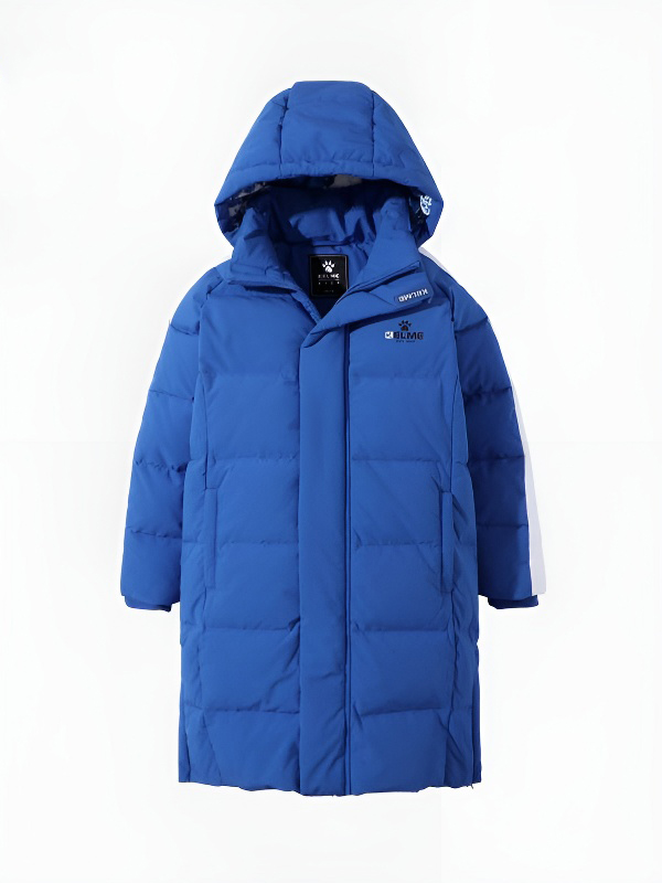 Детский пуховик KELME Boy's Mid-Length Down Jacket Blue