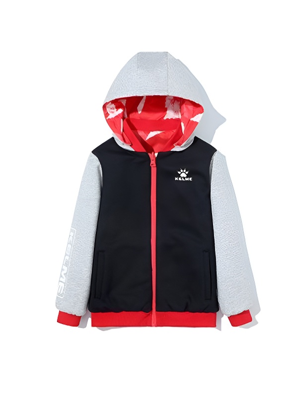 Детская толстовка KELME Boys Wear Jackets On Both Sides Black