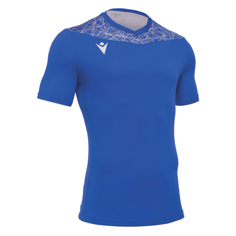 Футболка спортивная унисекс MACRON Nash, 50760301-ROY-M, р.M, 100% полиэстер, синий