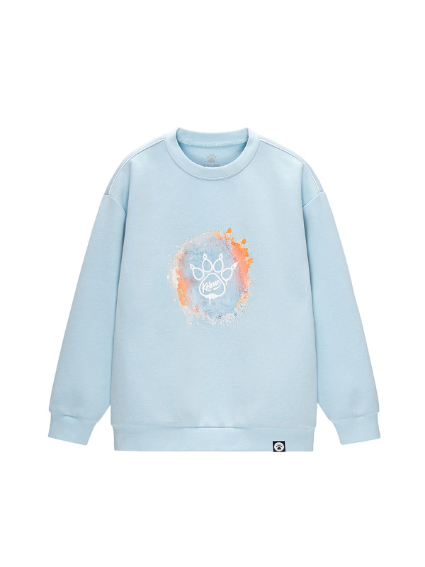 Детский свитшот KELME Round Neck Sweater Light Blue
