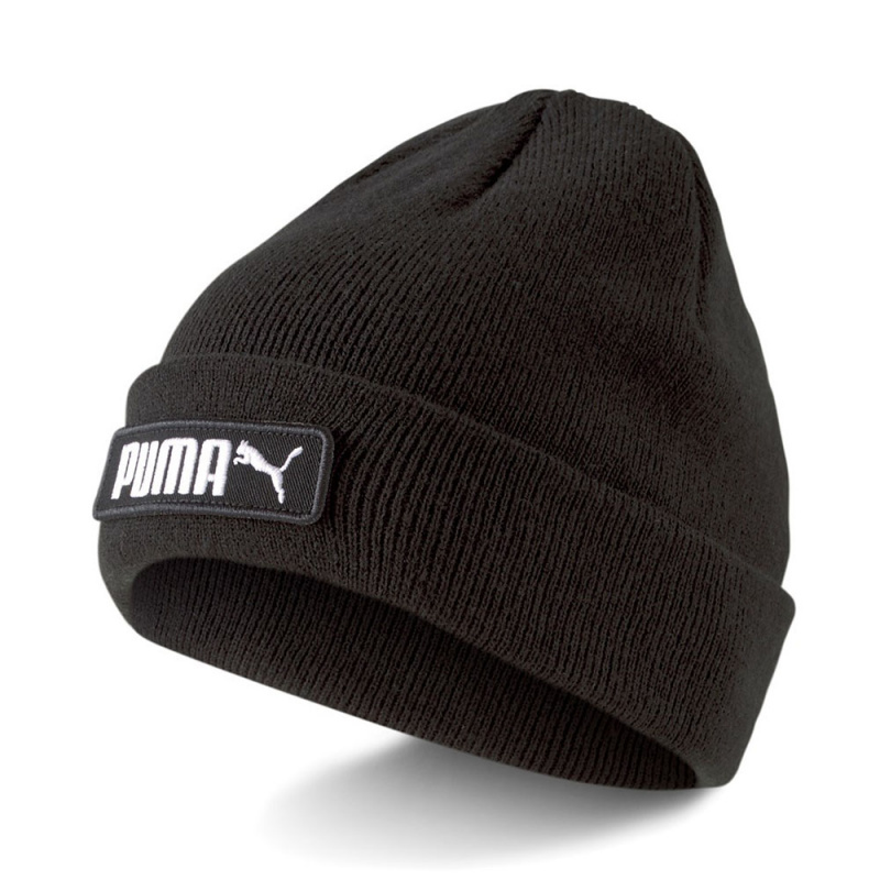 Шапка PUMA Classic Cuff Beanie, 02343401, 100% акрил, черный