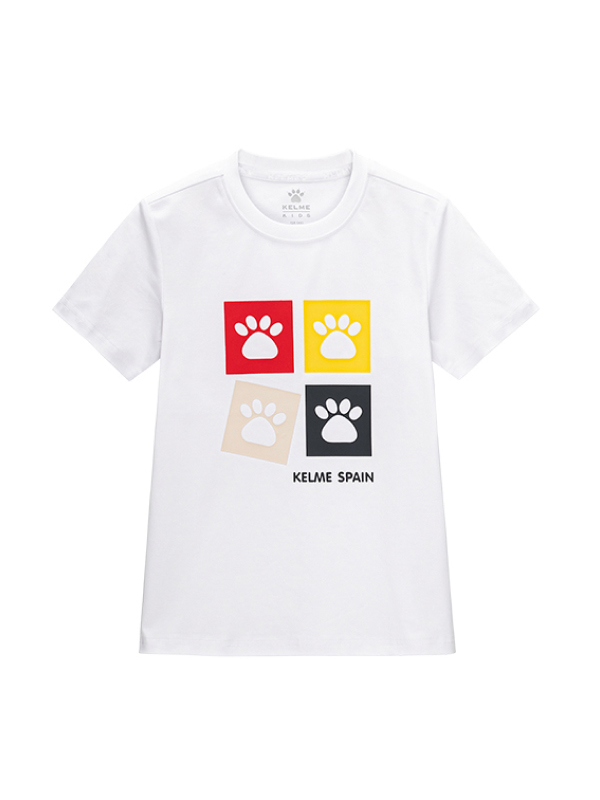 Футболка KELME Short Sleeve T-Shirt Kid White