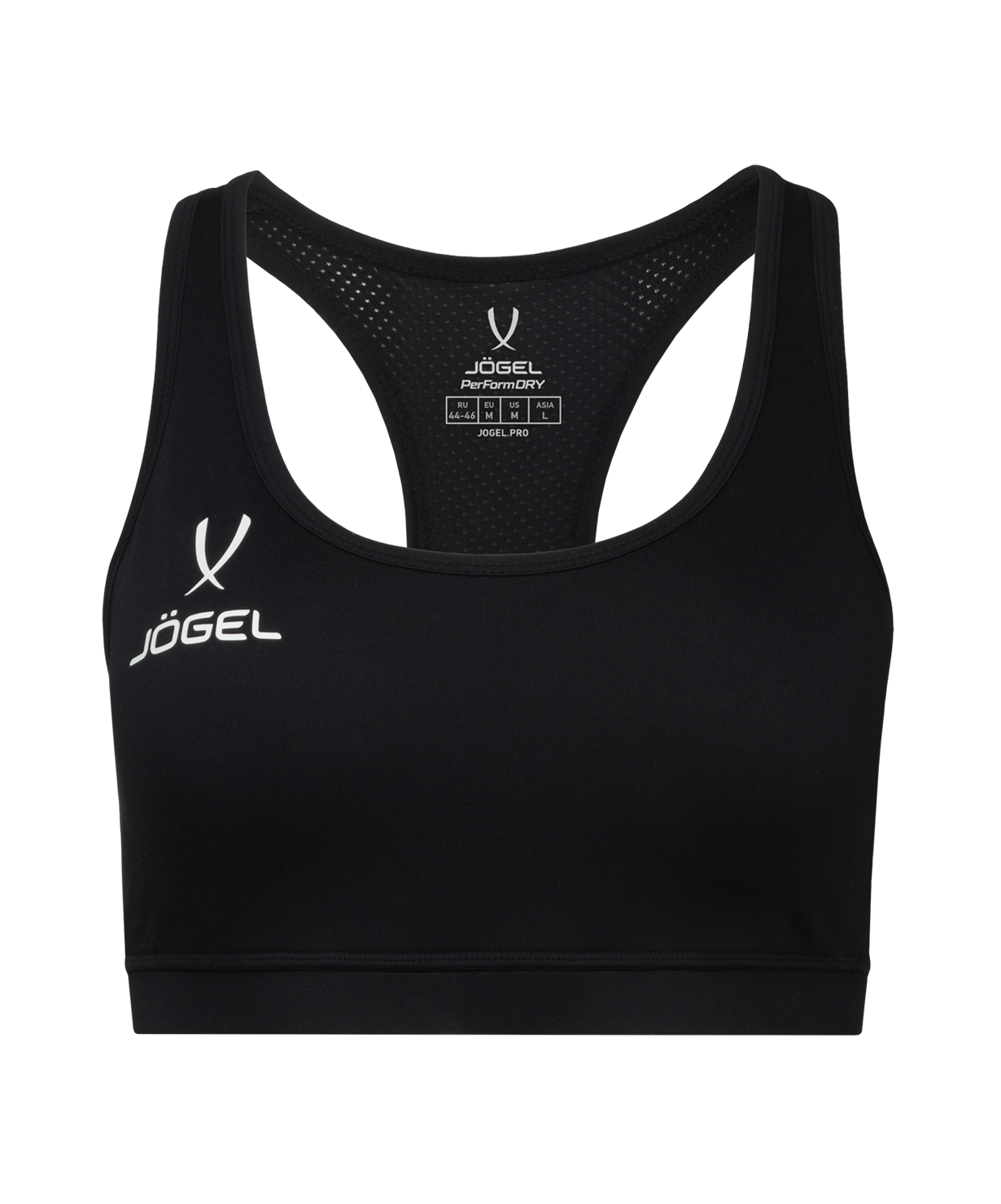 Бра тренировочное JOGEL DIVISION PerFormDRY Womens Top, черный, размер L