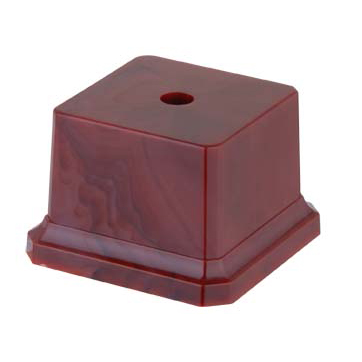 Цоколь BS 001/BR A (пластик коричневый, 130х130х80 мм)