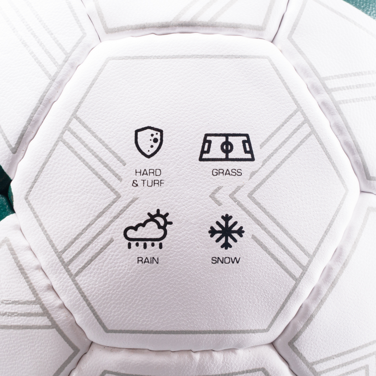Мяч футб. TORRES Training, F323954,р.4, 32 панели. ПУ, 4 под. слоя, ручная сшивка, бело-зел-сер