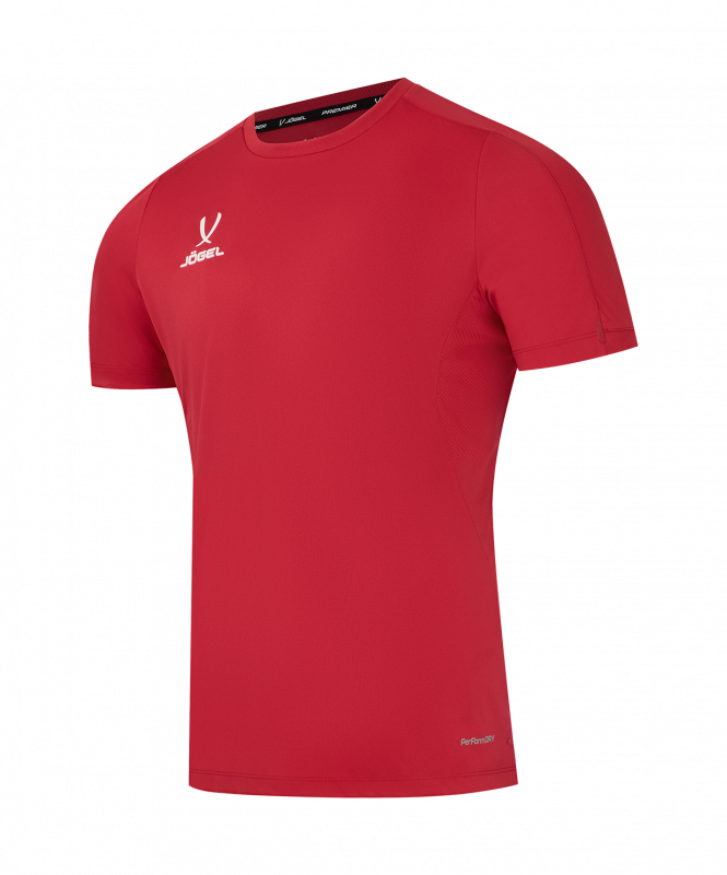 Футболка тренировочная JOGEL PREMIER PerFormDRY Training Poly Tee, красный, размер L