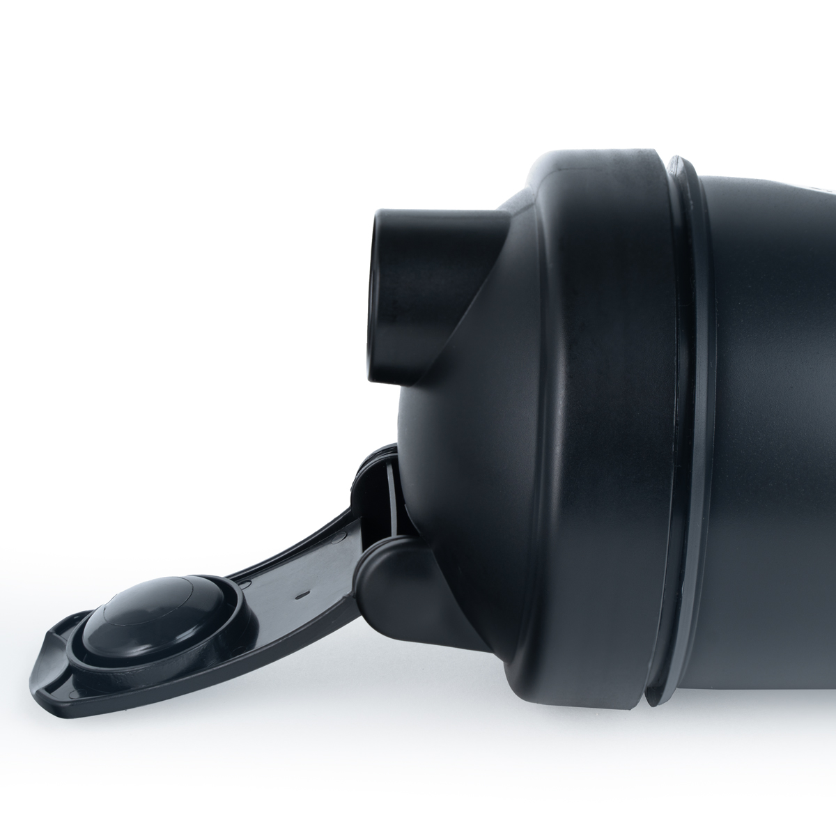 Шейкер спортивный TORRES, S01-600-03, 600мл, крышка с колпачком, пластик, черный