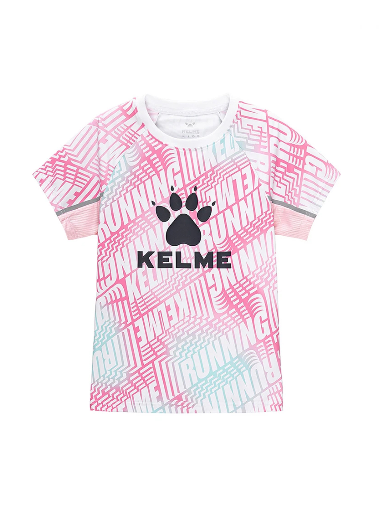 Детская футболка KELME Short Sleeve T-shirt Kid Light Pink