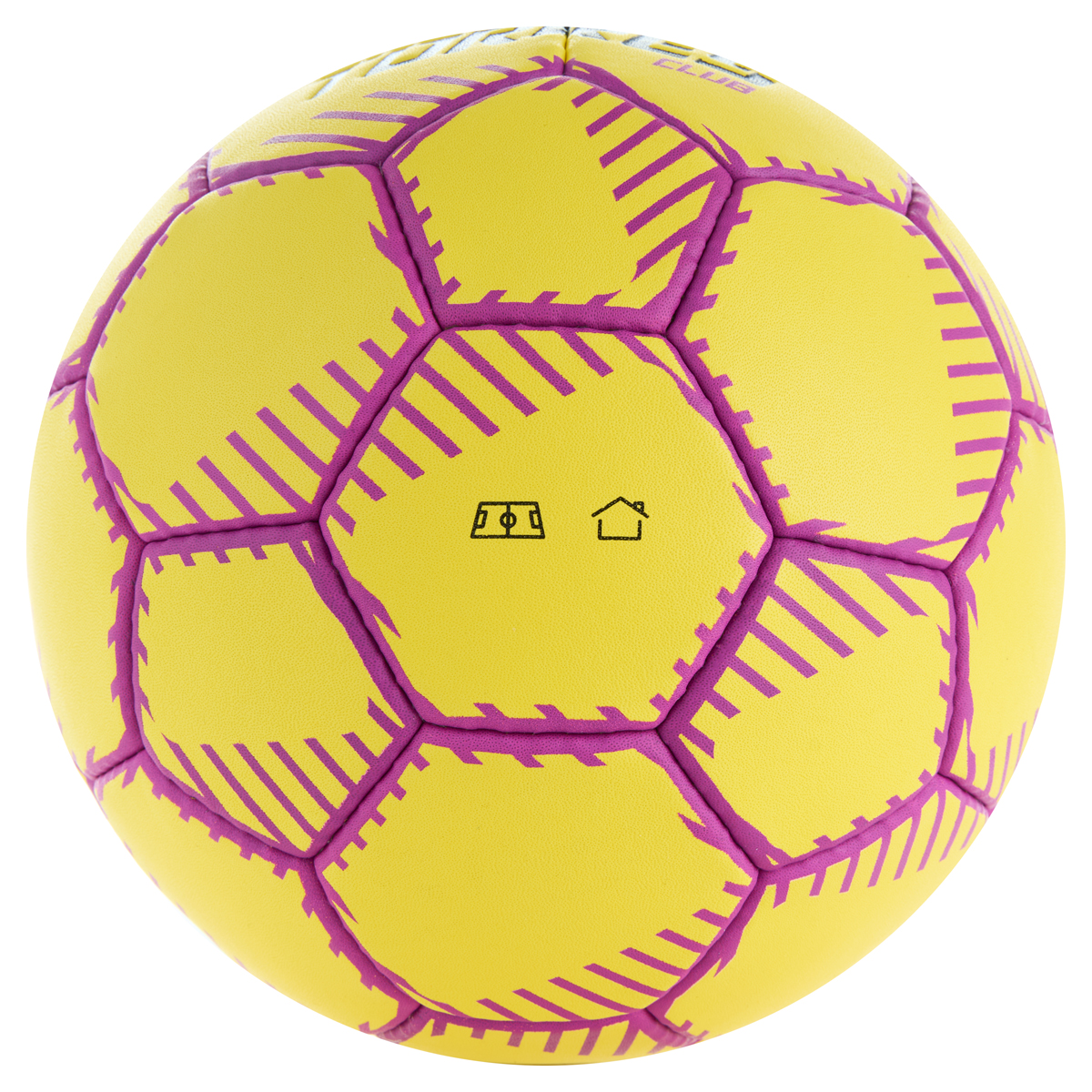 Мяч ганд. TORRES Club, H32433, р.3, ПУ, 5 подкл. слоев, руч. сшивка, желтый