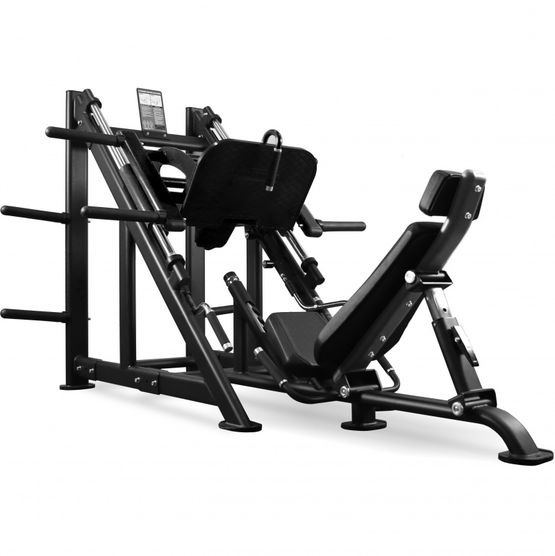 Жим ногами под углом 45 градусов BRONZE GYM PL-1717, черный