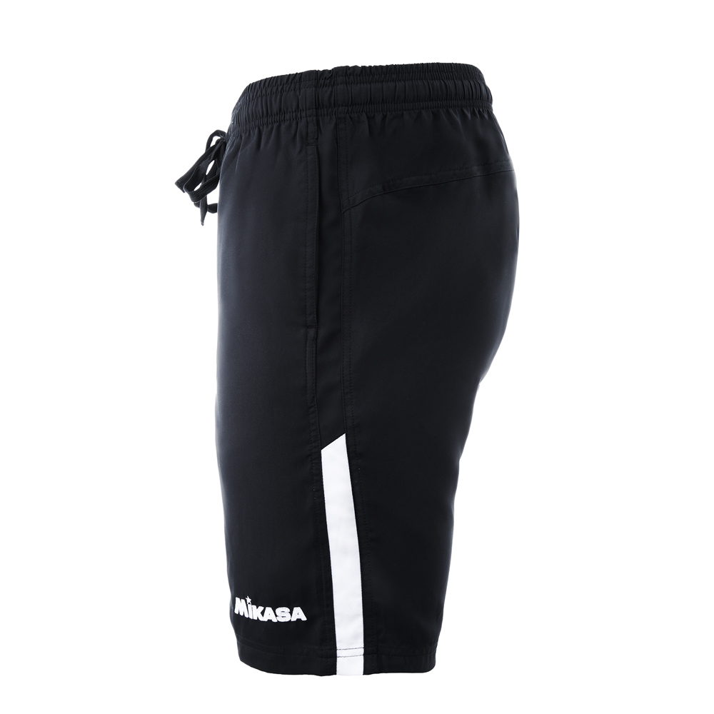 Шорты муж. MIKASA MT259-046-M, р.M, 100% полиэстер, черно-белый