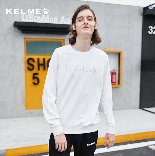 Свитшот KELME Men's Velvet Sweater White