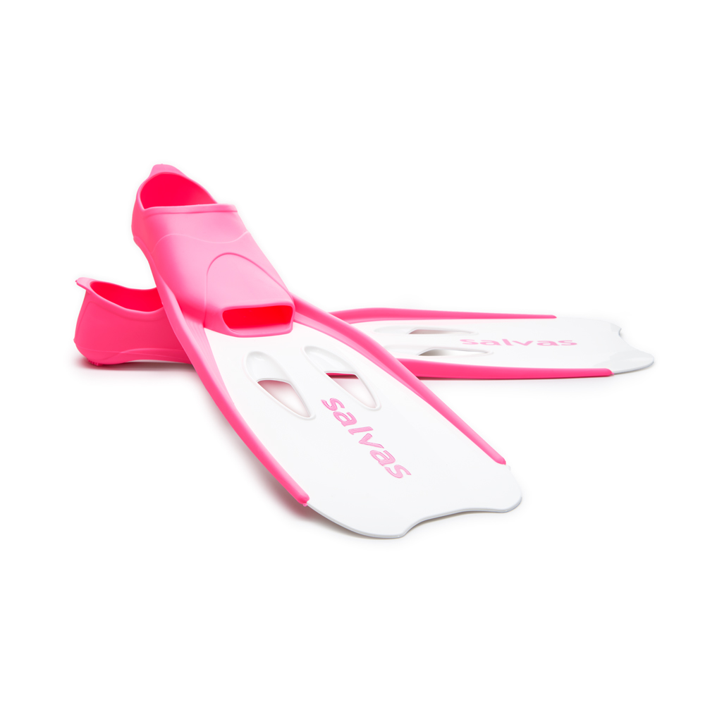 Ласты для плав. Salvas Cancun Fin, BA12536WFSTS,TPR и Technoflex, р.36-37, бело-розовый