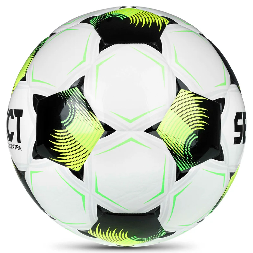Мяч футб. SELECT Contra DB V26, 0855171012, р.5, FIFA Basic, 32 пан, ПУ, гибр.сш, бело-желто-черный