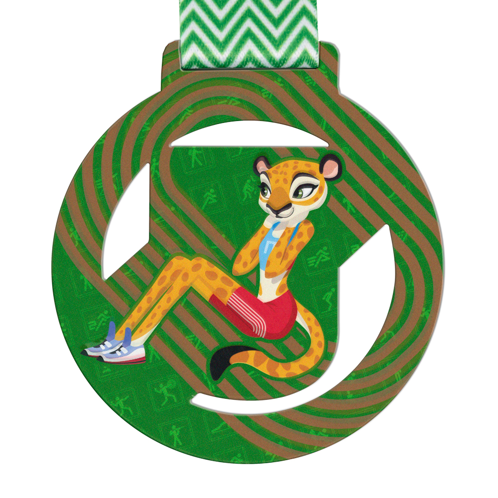 Медаль GMZP 847-70-1/BМ (70х75мм, s-2 мм)