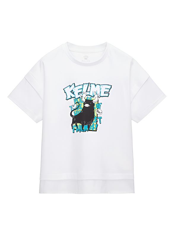 Детская футболка KELME Short Sleeve T-Shirt Kid White
