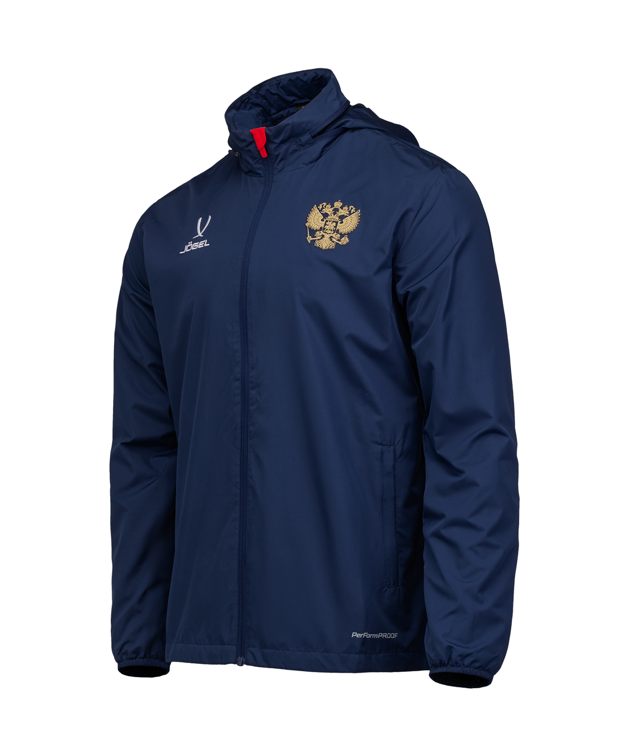 Куртка ветрозащитная JOGEL NATIONAL PerFormPROOF Rain Jacket, темно-синий