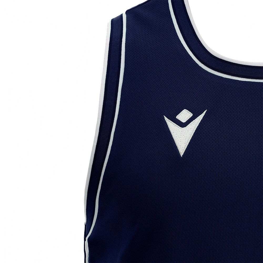 СЦ*Майка баскетбольная MACRON Plutonium, 40410701-BL-5XL, р.5XL, 100% полиэстер, темно-синий