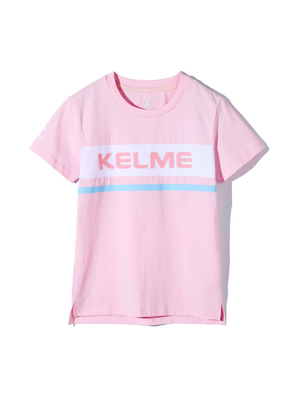 Детская футболка KELME Girls Short Sleeve T-Shirt Light Pink