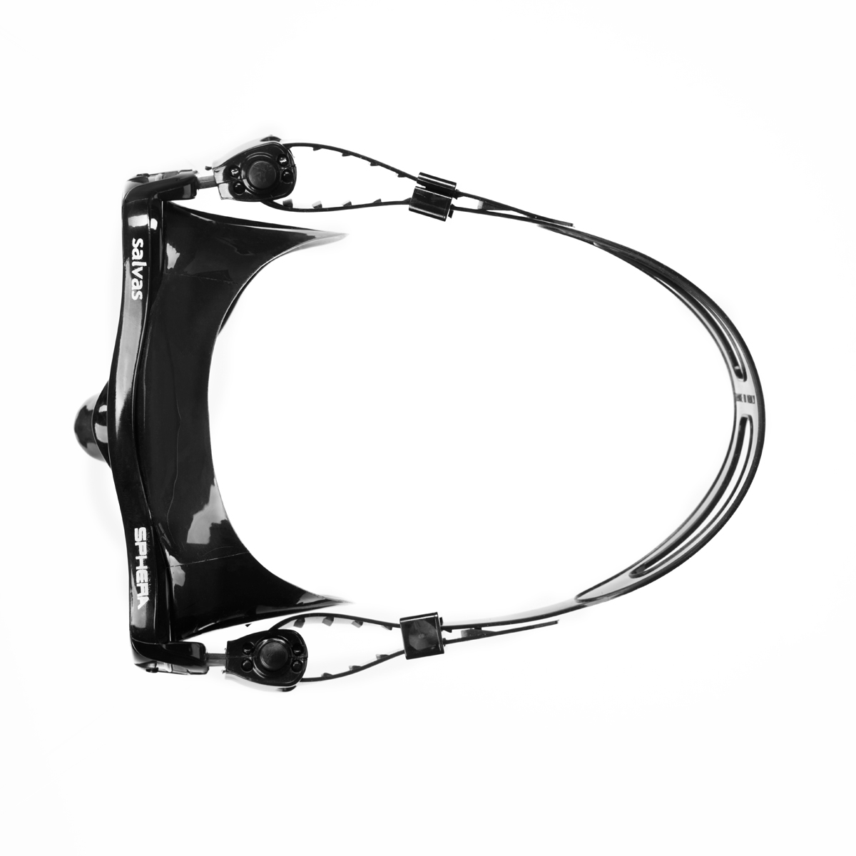 Маска для плав. Salvas Sphera Black Sil., CA570N2NNSTH,закален.стекло, силикон, р.Senior, черн