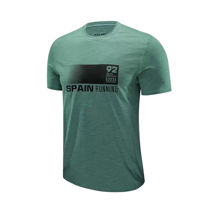 Футболка KELME Men's Short Sleeve T-Shirt Green
