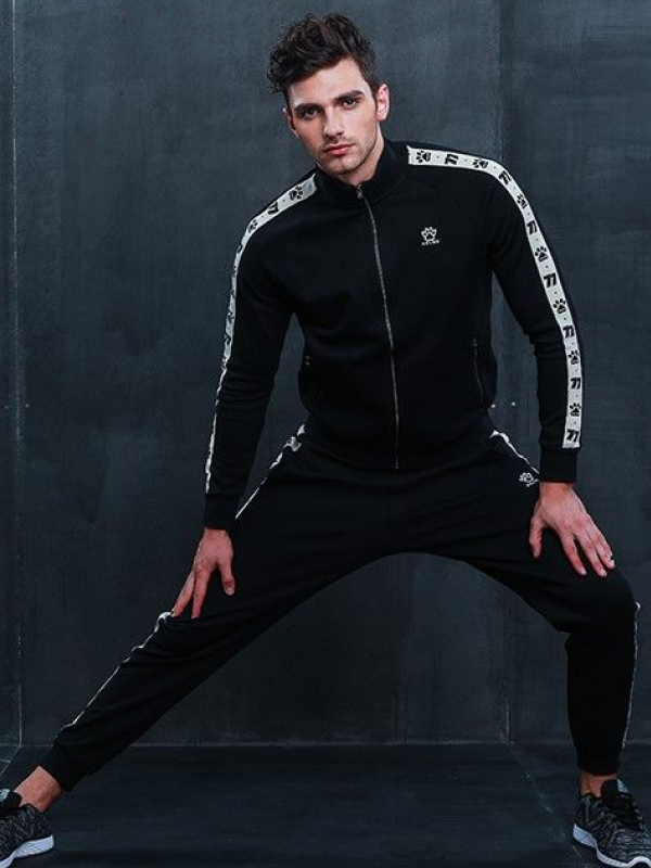 Олимпийка KELME Men's Knitted Jacket Black