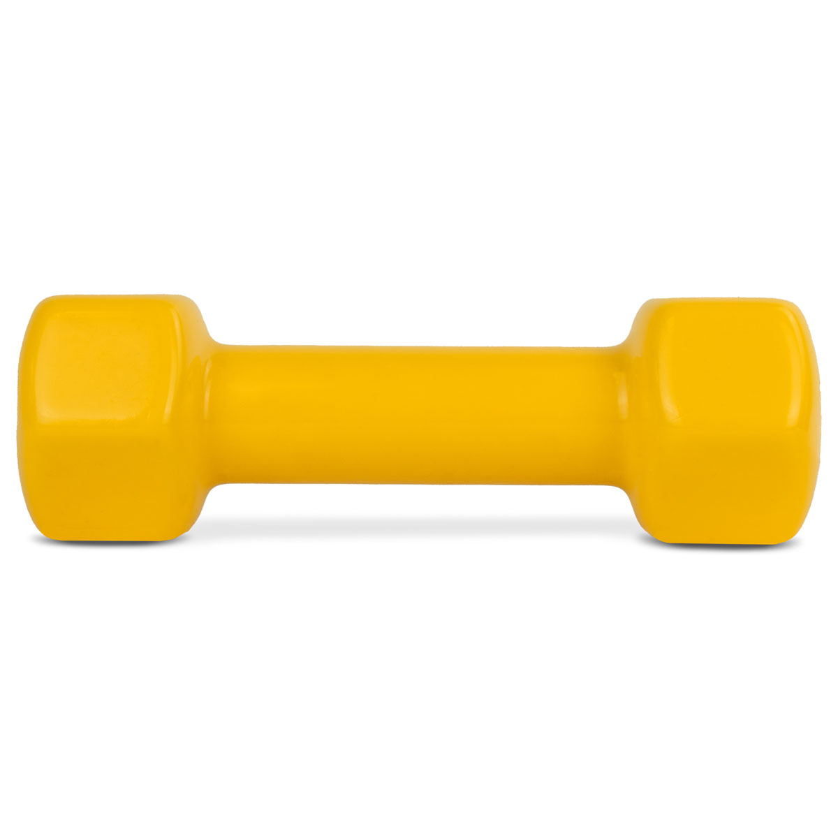 Гантель TORRES 1,5 кг, PL522203, металл в виниловой оболочке, форма шестигранник, желтый