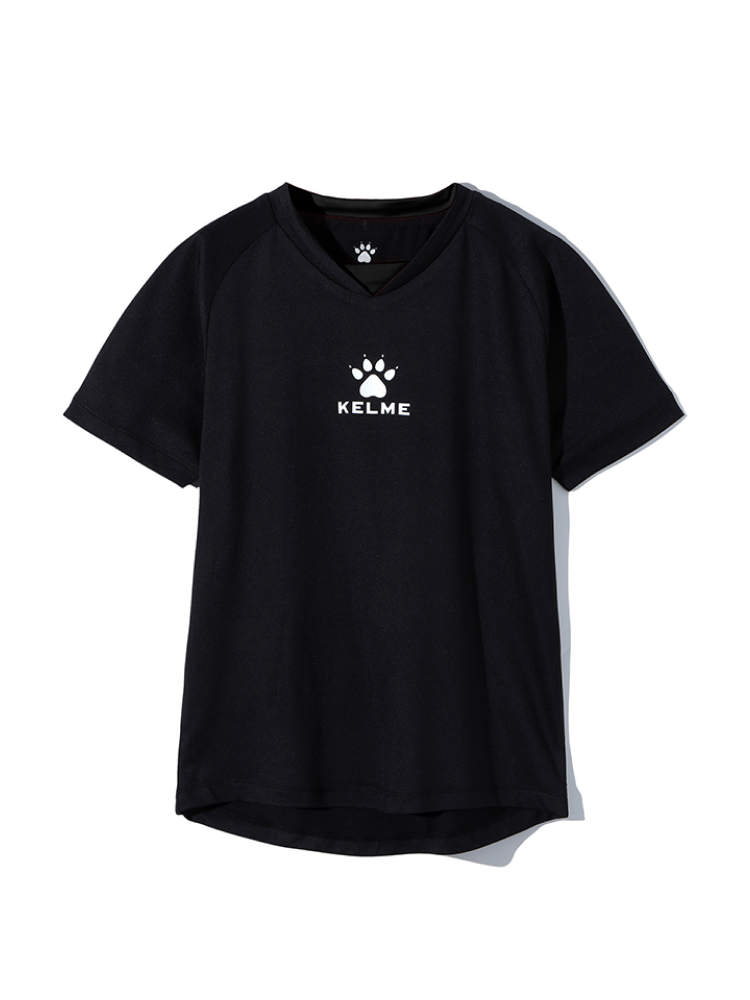 Детская футболка KELME Boys Short Sleeve T-Shirt Black
