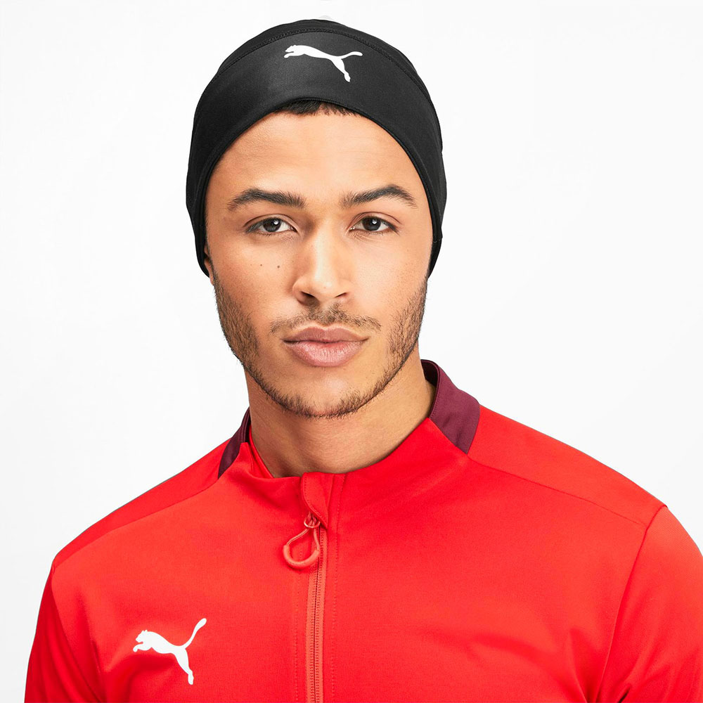 Шапка спорт. PUMA LIGA Beanie, 02235503, полиэстер, эластан, черная