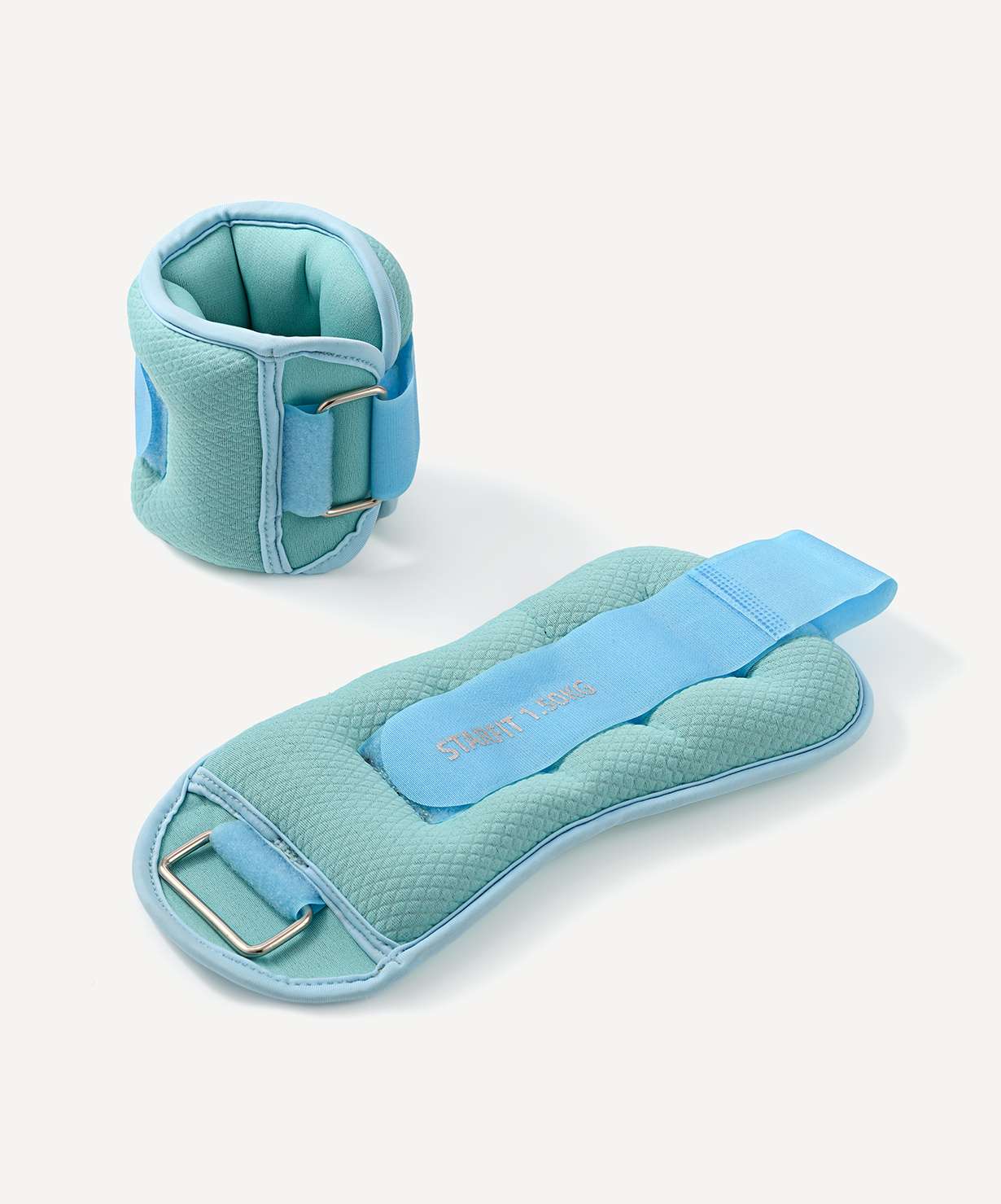Утяжелители универсальные STARFIT WT-503, 1,5 кг, мятный/синий пастель