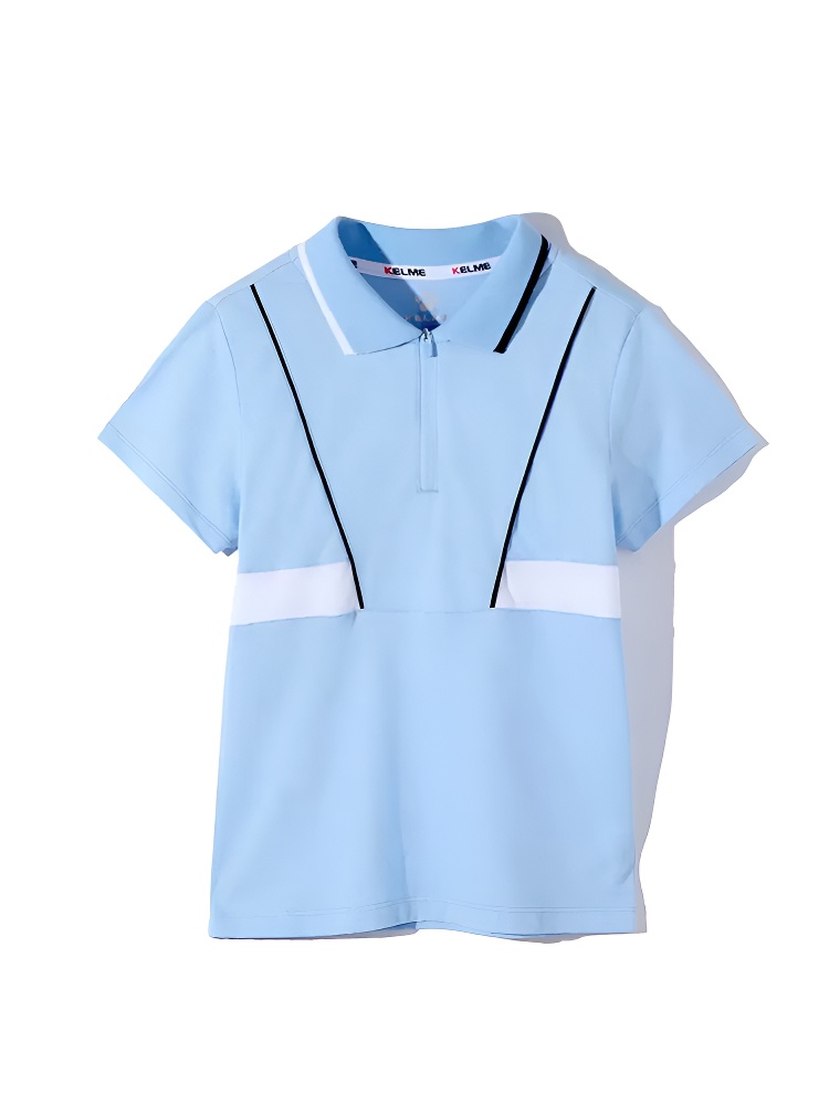 Детская футболка KELME Boys Short Sleeve T-Shirt Light Blue