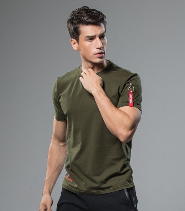 Футболка KELME Men's Short Sleeve T-Shirt Dark Green